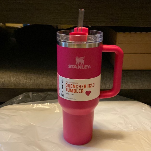 Valentine Stanley Pink NWT 40ozQuencher H2.O Tumbler